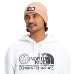 The North Face TNF Logo Box Cuffed Beanie 22 The North Face TNF Logo Box Cuffed Beanie -Outlet The North Face Store NF0A3FJXBDQ R 6