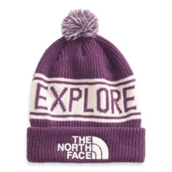 The North Face Retro TNF Pom Beanie