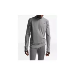 The North Face Warm Wool Blend L/S Zip-Neck Mens Fleece Baselayer
