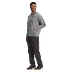 The North Face Brand Proud FZ Mens Fleece Hoodie -Aviator Navy/TNF White -Outlet The North Face Store NF0A3Y9G