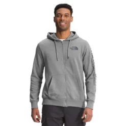 The North Face Brand Proud FZ Mens Fleece Hoodie -Aviator Navy/TNF White