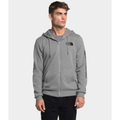 The North Face Brand Proud FZ Mens Fleece Hoodie -Aviator Navy/TNF White -Outlet The North Face Store NF0A3Y9GGVD T0M