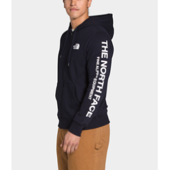 The North Face Brand Proud FZ Mens Fleece Hoodie -Aviator Navy/TNF White -Outlet The North Face Store NF0A3Y9GT87 R0S
