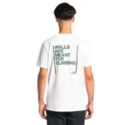 The North Face Walls Are Meant For Climbing Unisex Short Sleeve Tee -Outlet The North Face Store NF0A3YDOFN4 X2L 5