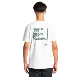 The North Face Walls Are Meant For Climbing Unisex Short Sleeve Tee -Outlet The North Face Store NF0A3YDOFN4 X2L 8