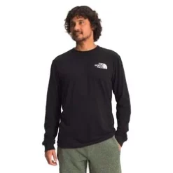 The North Face Long-Sleeve Box NSE Mens Tee -Outlet The North Face Store NF0A4762KT0 R0S 2