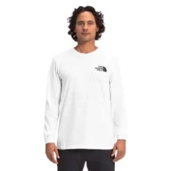 The North Face Long-Sleeve Box NSE Mens Tee -Outlet The North Face Store NF0A4762KT0 R0S 3