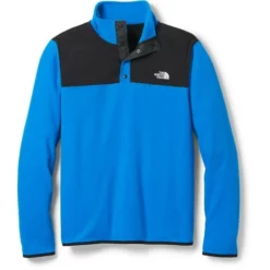 The North Face TKA Glacier Snap-Neck Mens Fleece Pullover -Outlet The North Face Store NF0A4AJD16Y T0M