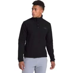 The North Face TKA Glacier Snap-Neck Mens Fleece Pullover -Outlet The North Face Store NF0A4AJDT97 R0S 3