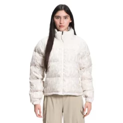 The North Face Printed 1996 Retro Nuptse Womens Insulated Jacket -Outlet The North Face Store NF0A5IXK2AM QXS
